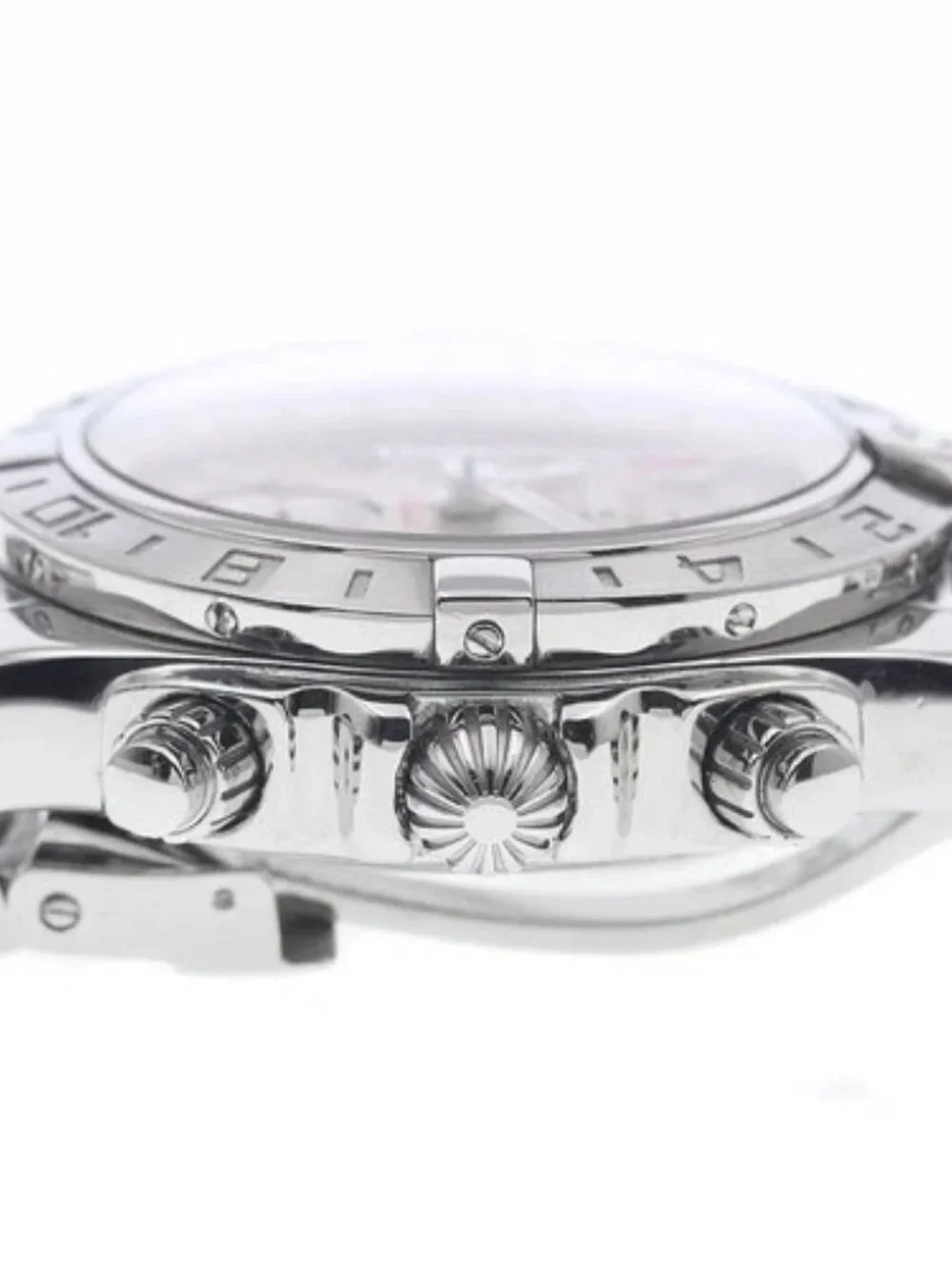 BREITLING Chronomat AB0420 Date GMT Silver Dial Automatic Men's Watch_965551